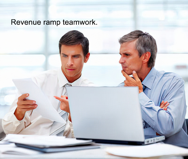 Revenue ramp teamwork.
